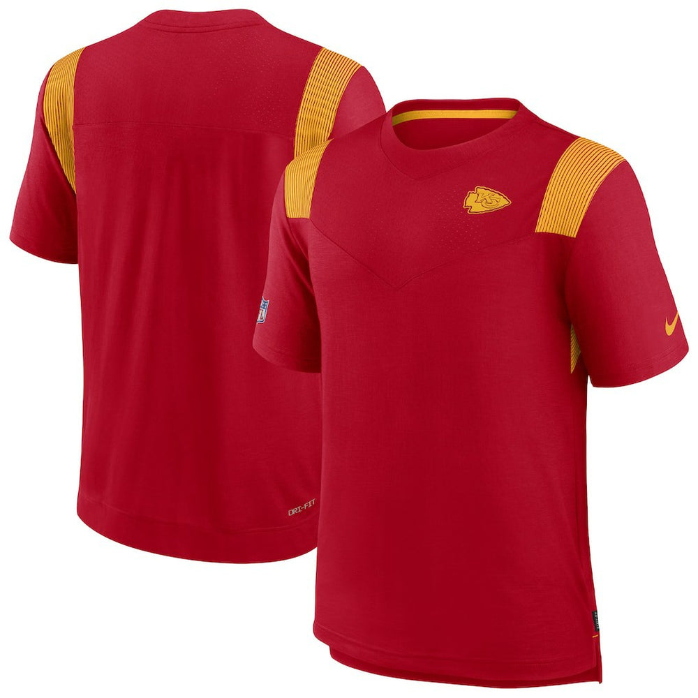 Kansas City Chiefs Sideline Tonal Logo Performance Player T-Shirt - Red - Nike