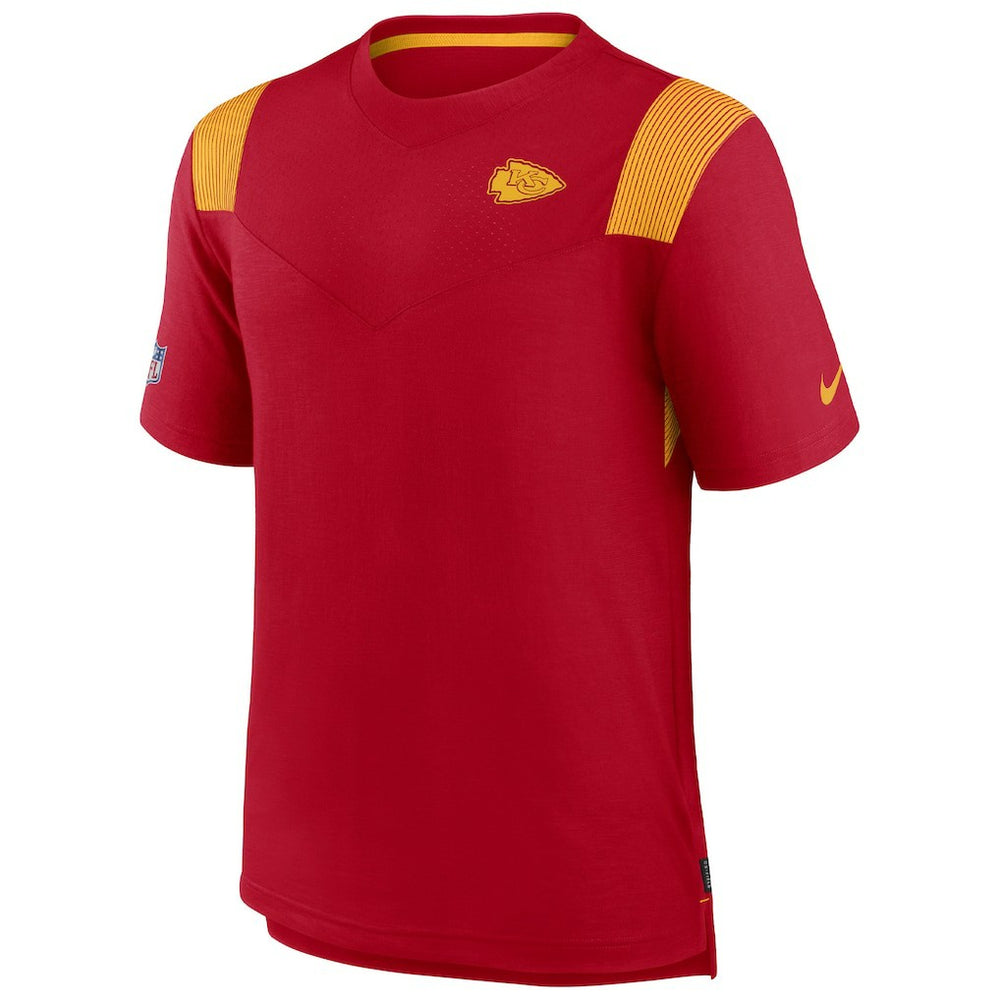Kansas City Chiefs Sideline Tonal Logo Performance Player T-Shirt - Red - Nike