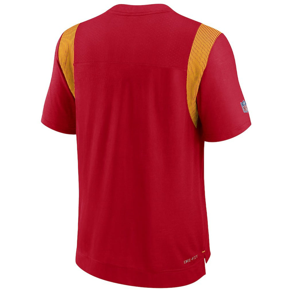 Kansas City Chiefs Sideline Tonal Logo Performance Player T-Shirt - Red - Nike