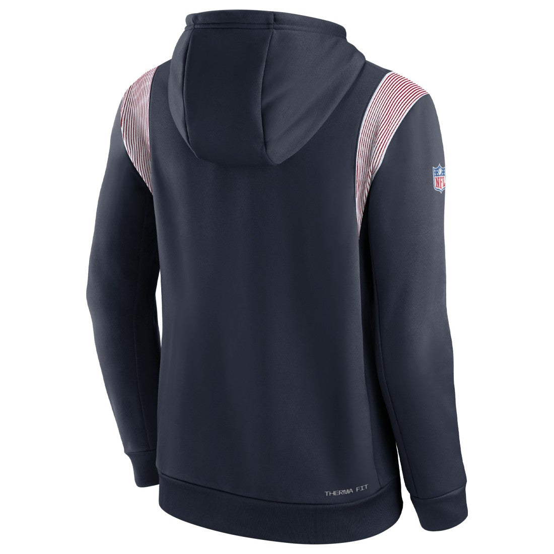 Houston Texans Sideline Athletic Stack Performance Pullover Hoodie - Navy - Nike