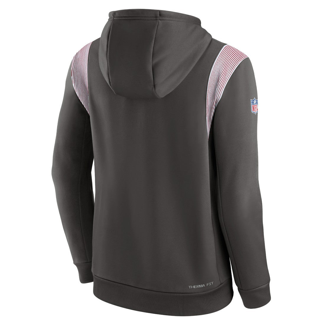 Tampa Bay Buccaneers Sideline Athletic Stack Performance Pullover Hoodie - Pewter - Nike
