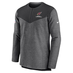 Arizona Cardinals Sideline Lockup Performance Quarter-Zip Top - Charcoal - Nike