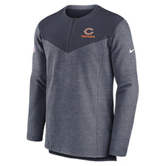 Chicago Bears Sideline Lockup Performance Quarter-Zip Top - Navy - Nike