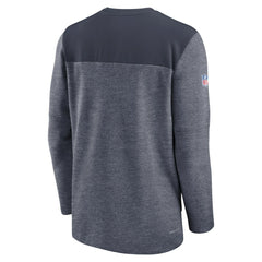 Chicago Bears Sideline Lockup Performance Quarter-Zip Top - Navy - Nike