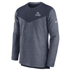 Tennessee Titans Sideline Lockup Performance Quarter-Zip Top - Navy - Nike