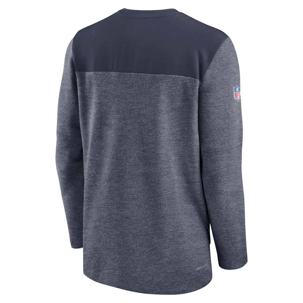 Tennessee Titans Sideline Lockup Performance Quarter-Zip Top - Navy - Nike