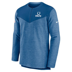 Indianapolis Colts Sideline Lockup Performance Quarter-Zip Top - Royal - Nike