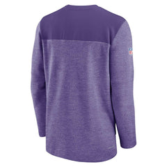Minnesota Vikings Sideline Lockup Performance Quarter-Zip Top - Purple - Nike