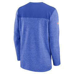 Los Angeles Rams Sideline Lockup Performance Quarter-Zip Top - Royal - Nike