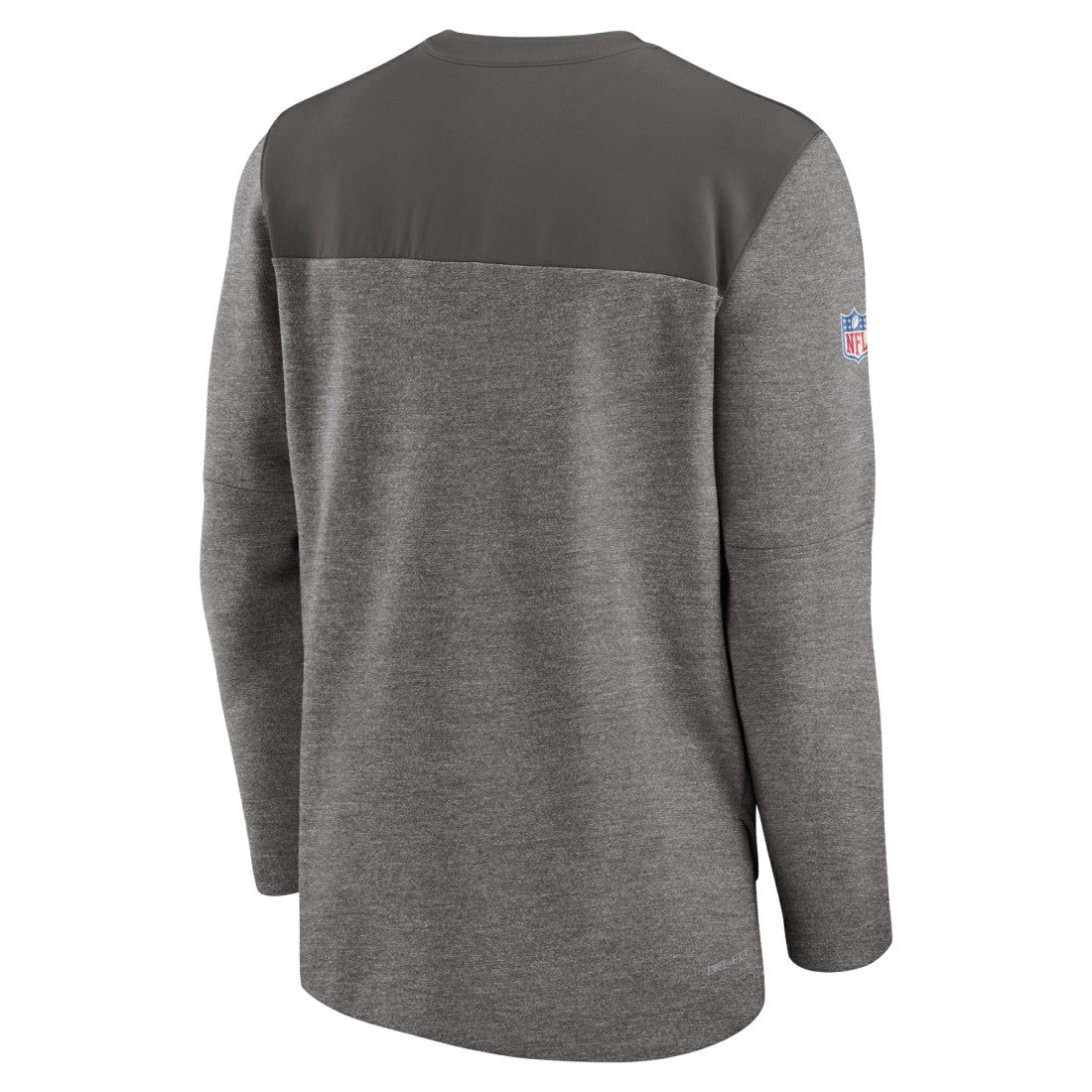 Tampa Bay Buccaneers Sideline Lockup Performance Quarter-Zip Top - Pewter - Nike