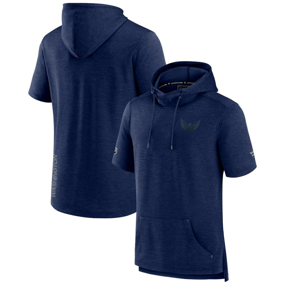 Washington Capitals Fanatics Authentic Pro Road Performance Short Sleeve Pullover Hoodie - Heather Navy | Fanatics online