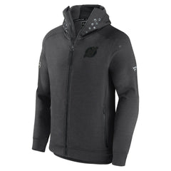 New Jersey Devils Fanatics Authentic Pro Road Tech Lightweight Full-Zip Hoodie Jacket - Charcoal | Fanatics sale