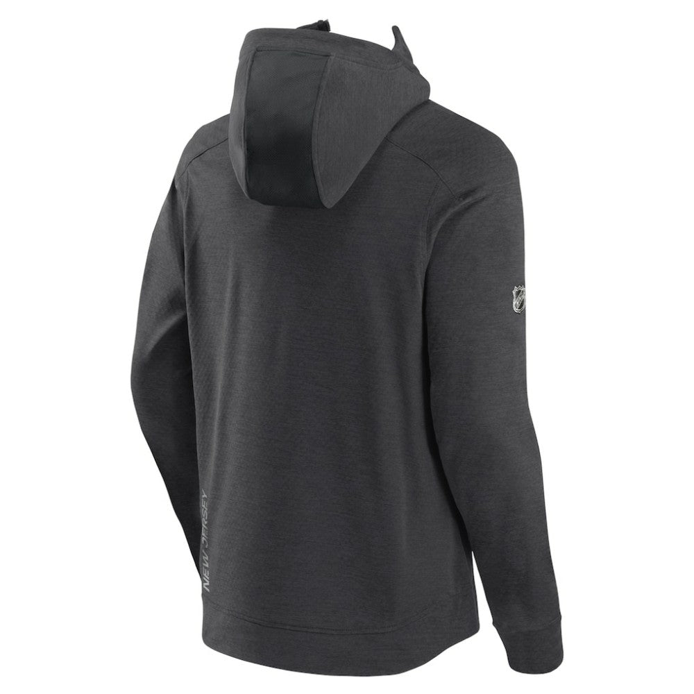 New Jersey Devils Fanatics Authentic Pro Road Tech Lightweight Full-Zip Hoodie Jacket - Charcoal | Fanatics sale