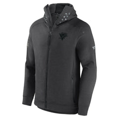 Pittsburgh Penguins Fanatics Authentic Pro Road Tech Lightweight Full-Zip Hoodie Jacket - Charcoal | Fanatics online