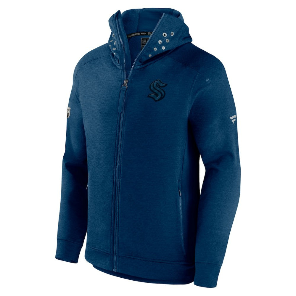 Seattle Kraken Fanatics Authentic Pro Road Tech Lightweight Full-Zip Hoodie Jacket - Navy | Fanatics sale