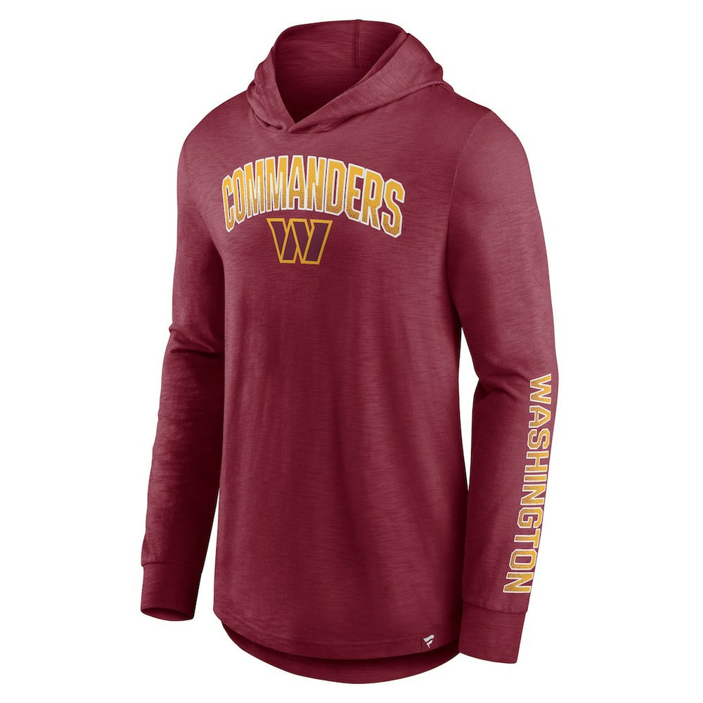 Washington Commanders Front Runner Long Sleeve Hooded T-Shirt - Burgundy - Fanatics