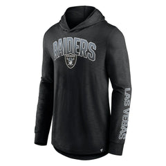 Las Vegas Raiders Front Runner Long Sleeve Hooded T-Shirt - Black - Fanatics