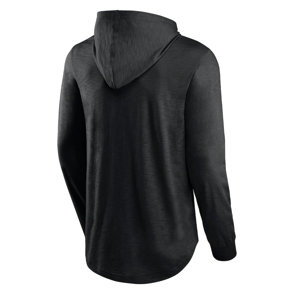 Las Vegas Raiders Front Runner Long Sleeve Hooded T-Shirt - Black - Fanatics