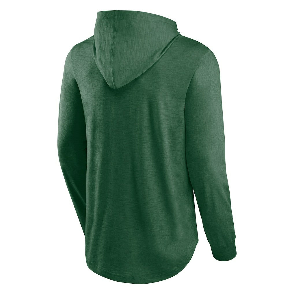 New York Jets Front Runner Long Sleeve Hooded T-Shirt - Green - Fanatics
