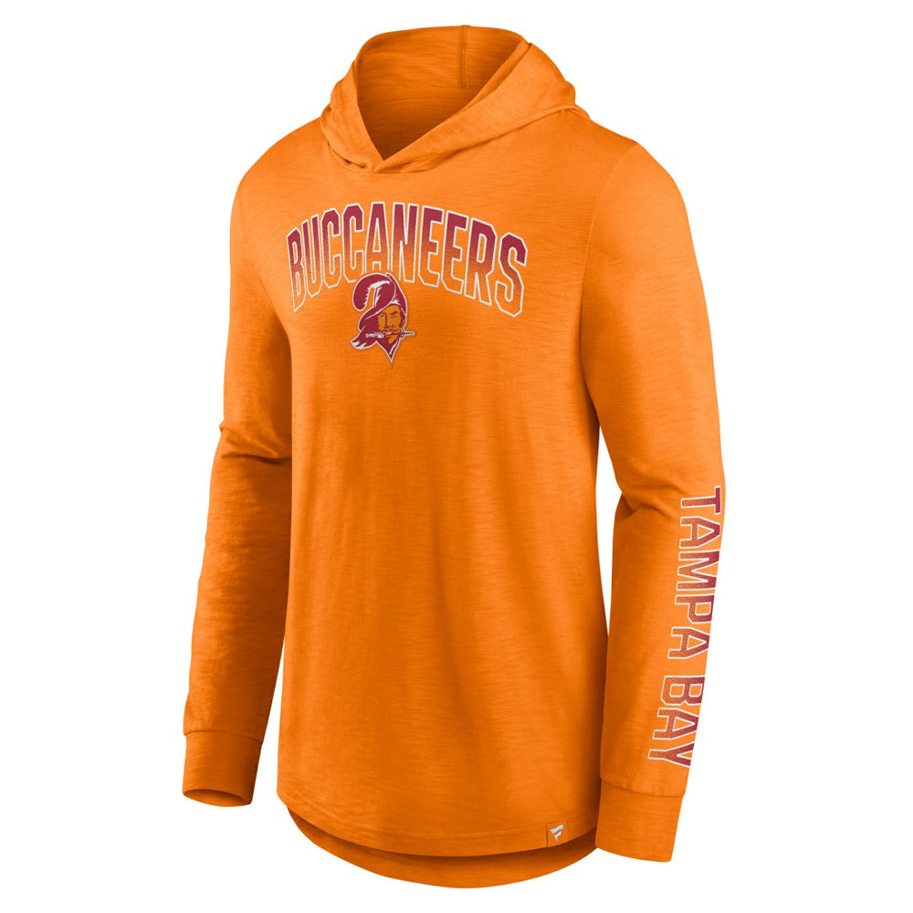 Tampa Bay Buccaneers Front Runner Long Sleeve Hooded T-Shirt - Orange - Fanatics