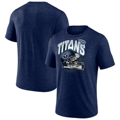 Tennessee Titans End Around Tri-Blend T-Shirt - Heathered Navy - Fanatics