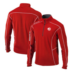 Columbia Atlanta Hawks Shotgun Quarter-Zip Pullover Jacket Red