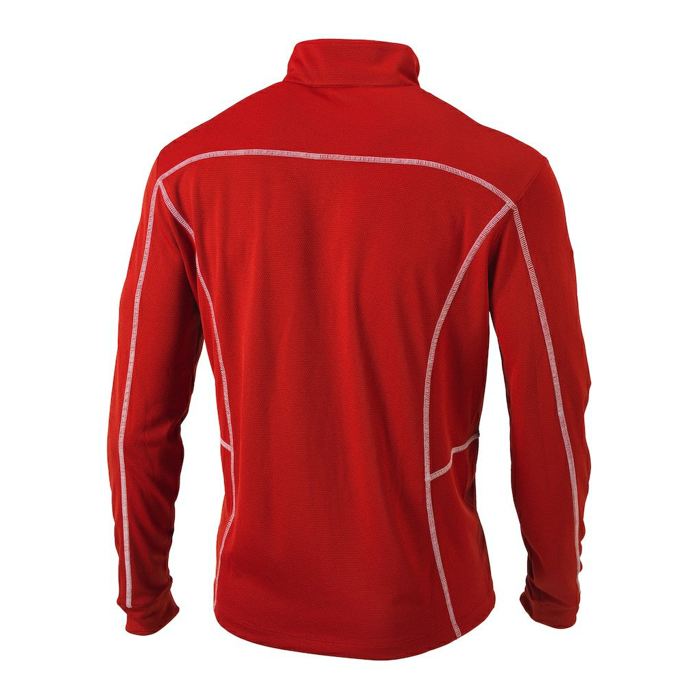 Columbia Atlanta Hawks Shotgun Quarter-Zip Pullover Jacket Red
