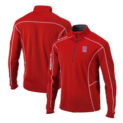 Columbia LA Clippers Shotgun Quarter-Zip Pullover Jacket Red