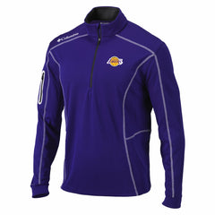 Columbia Los Angeles Lakers Shotgun Quarter-Zip Pullover Jacket Purple