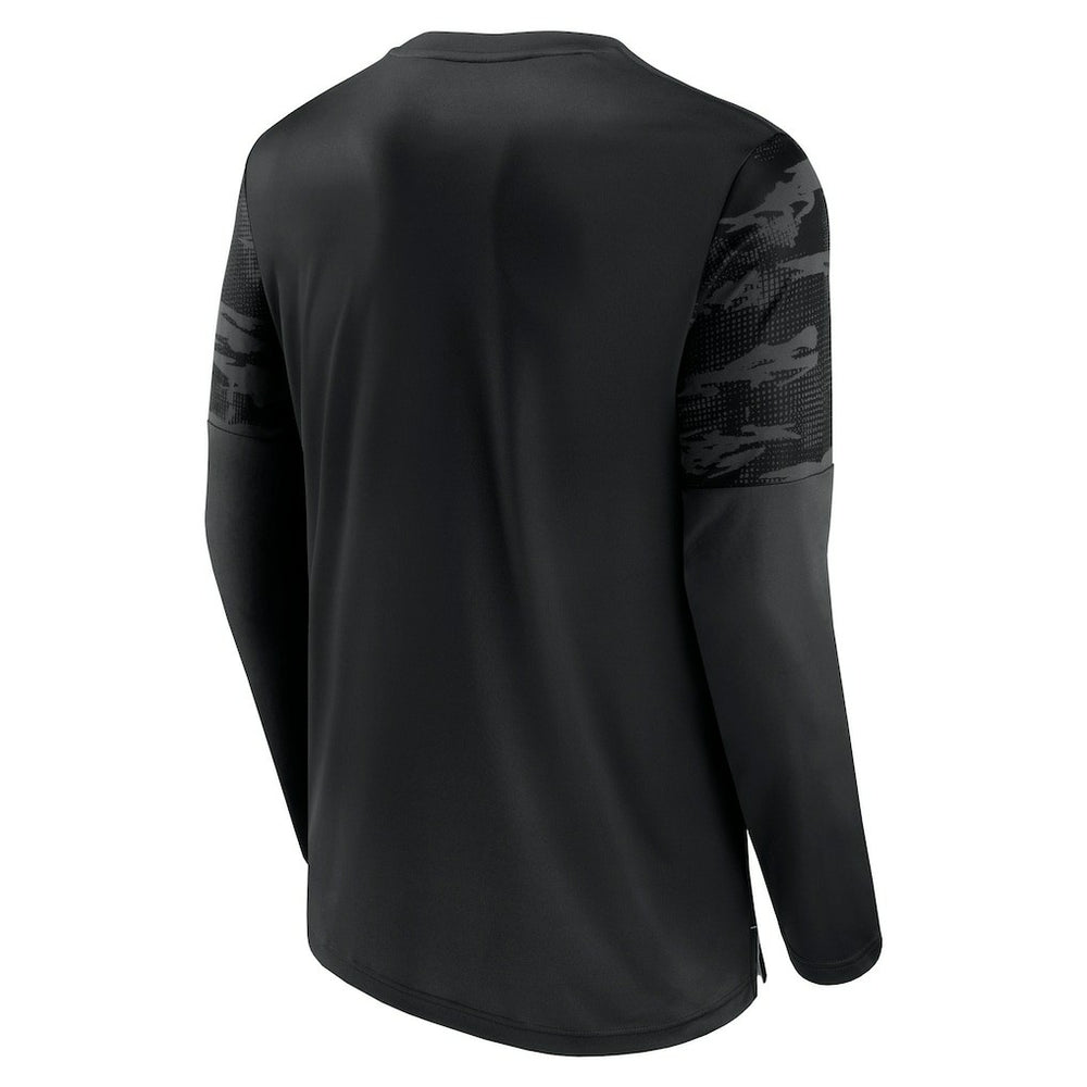 Las Vegas Raiders Square Off Long Sleeve T-Shirt - Black/Silver - Fanatics