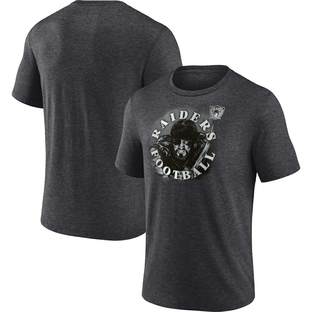Las Vegas Raiders Sporting Chance T-Shirt - Heathered Charcoal - Fanatics