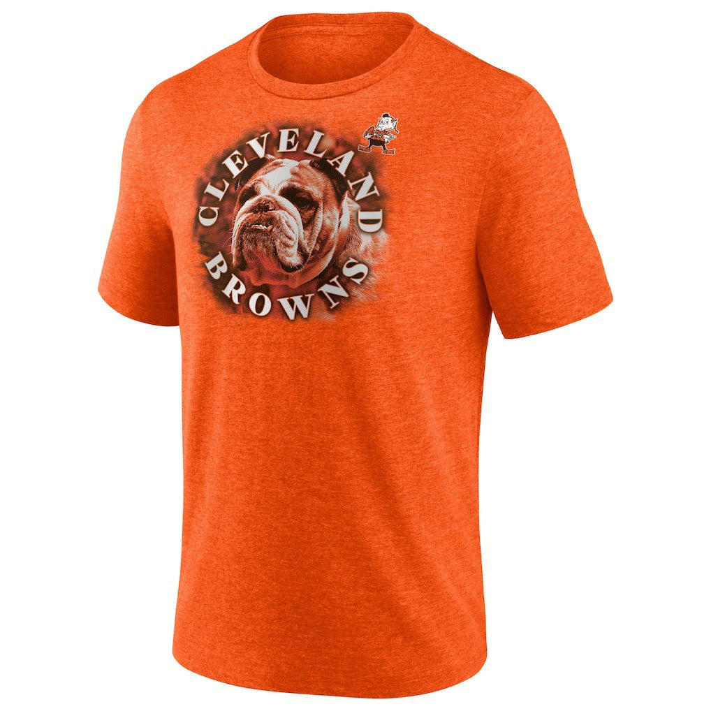 Cleveland Browns Tri-Blend Sporting Chance T-Shirt - Heathered Orange - Fanatics
