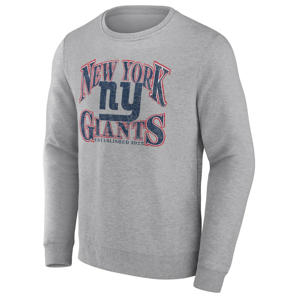 New York Giants Playability Pullover Sweatshirt - Heathered Charcoal - Fanatics