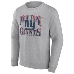 New York Giants Playability Pullover Sweatshirt - Heathered Charcoal - Fanatics
