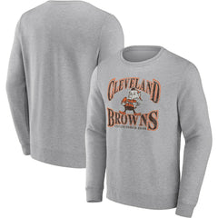 Cleveland Browns Playability Pullover Sweatshirt - Heathered Gray - Fanatics