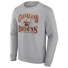 Cleveland Browns Playability Pullover Sweatshirt - Heathered Gray - Fanatics