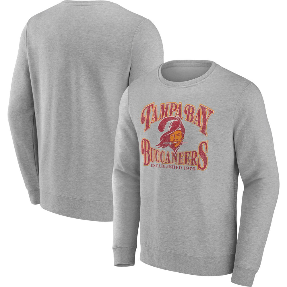 Tampa Bay Buccaneers Playability Pullover Sweatshirt - Heathered Charcoal - Fanatics