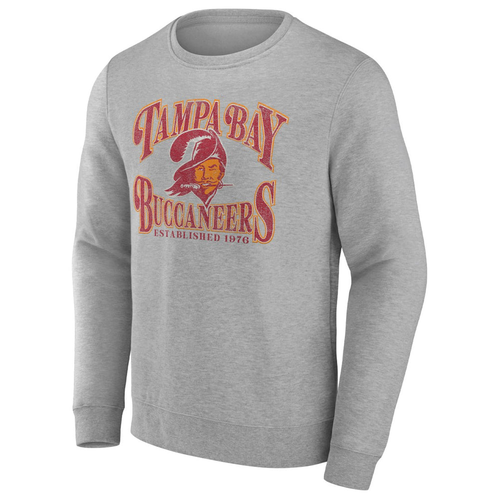 Tampa Bay Buccaneers Playability Pullover Sweatshirt - Heathered Charcoal - Fanatics