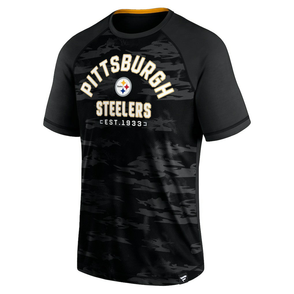 Pittsburgh Steelers Hail Mary Raglan T-Shirt - Black - Fanatics