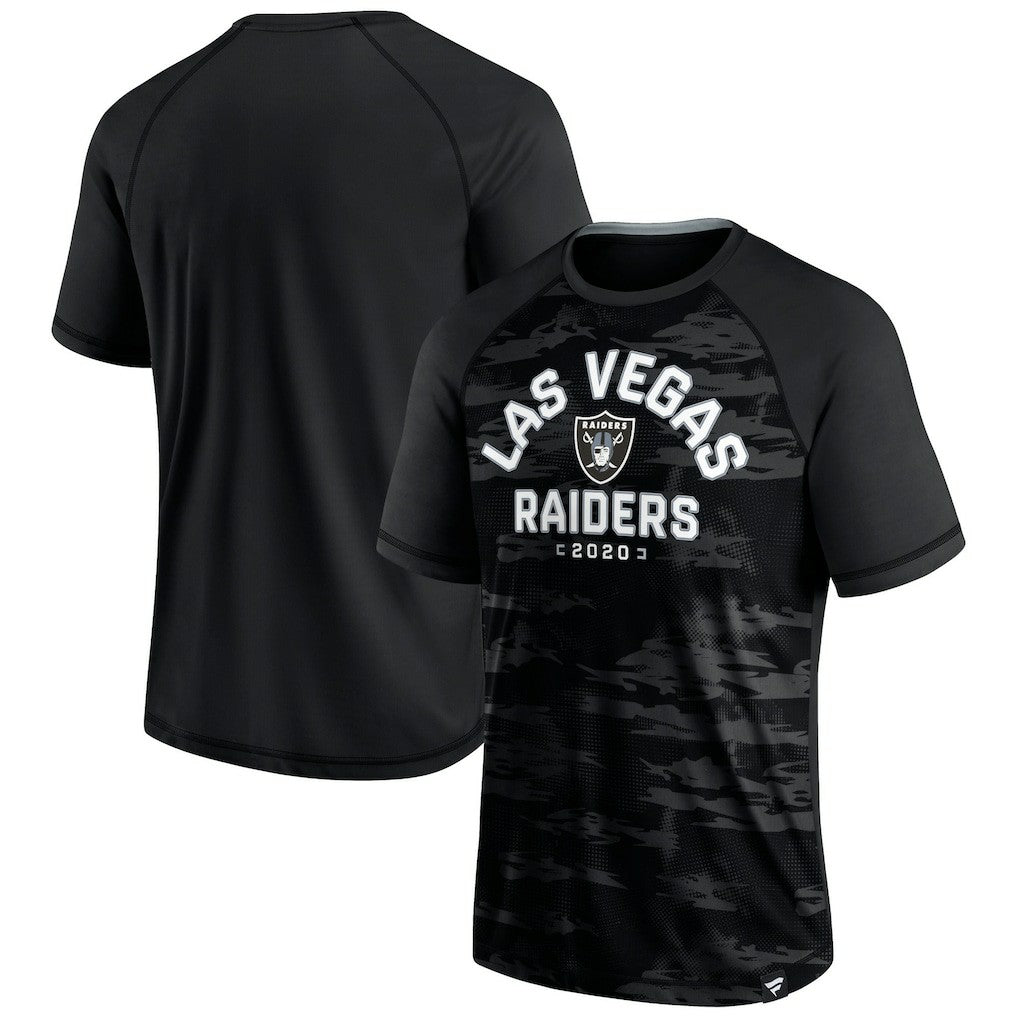 Las Vegas Raiders Hail Mary Raglan T-Shirt - Black - Fanatics