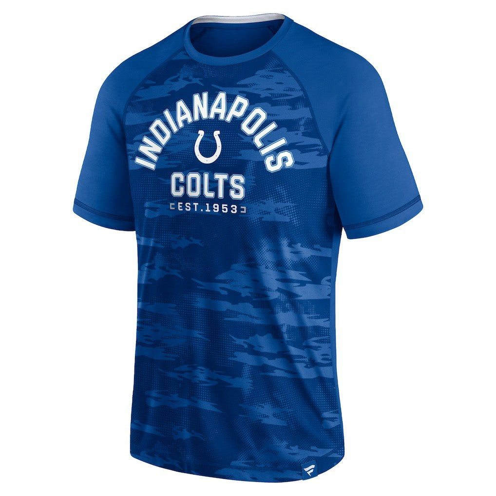 Indianapolis Colts Hail Mary Raglan T-Shirt - Royal - Fanatics