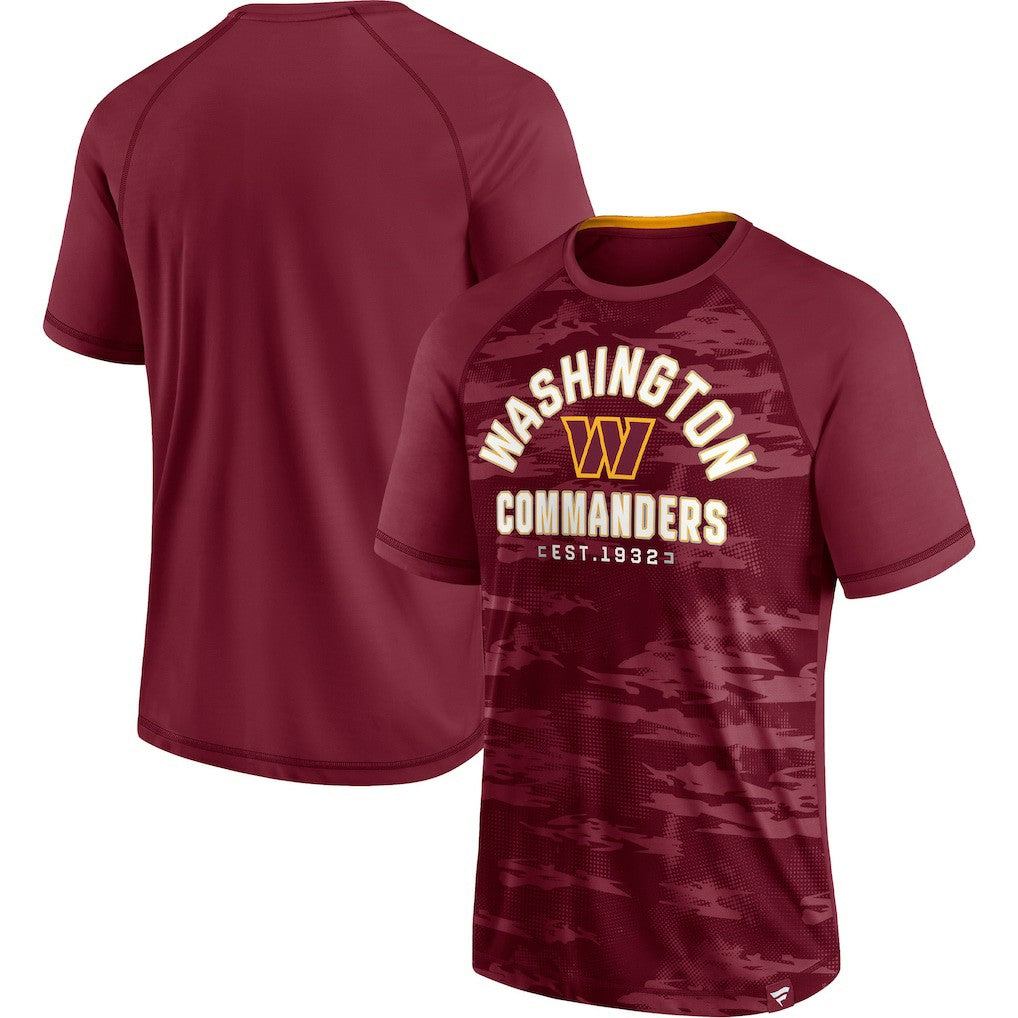 Washington Commanders Hail Mary Raglan T-Shirt - Burgundy - Fanatics
