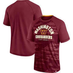 Washington Commanders Hail Mary Raglan T-Shirt - Burgundy - Fanatics