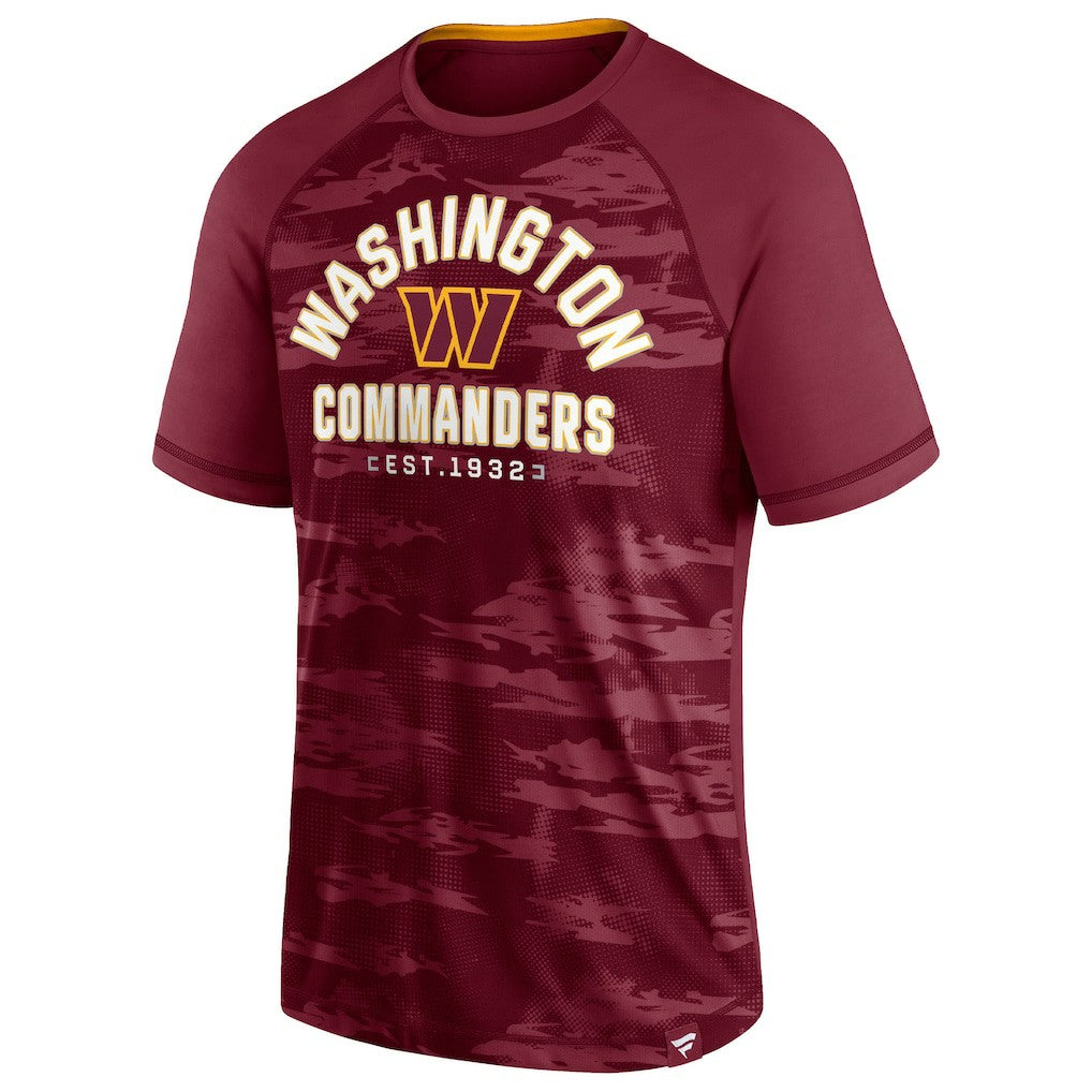 Washington Commanders Hail Mary Raglan T-Shirt - Burgundy - Fanatics