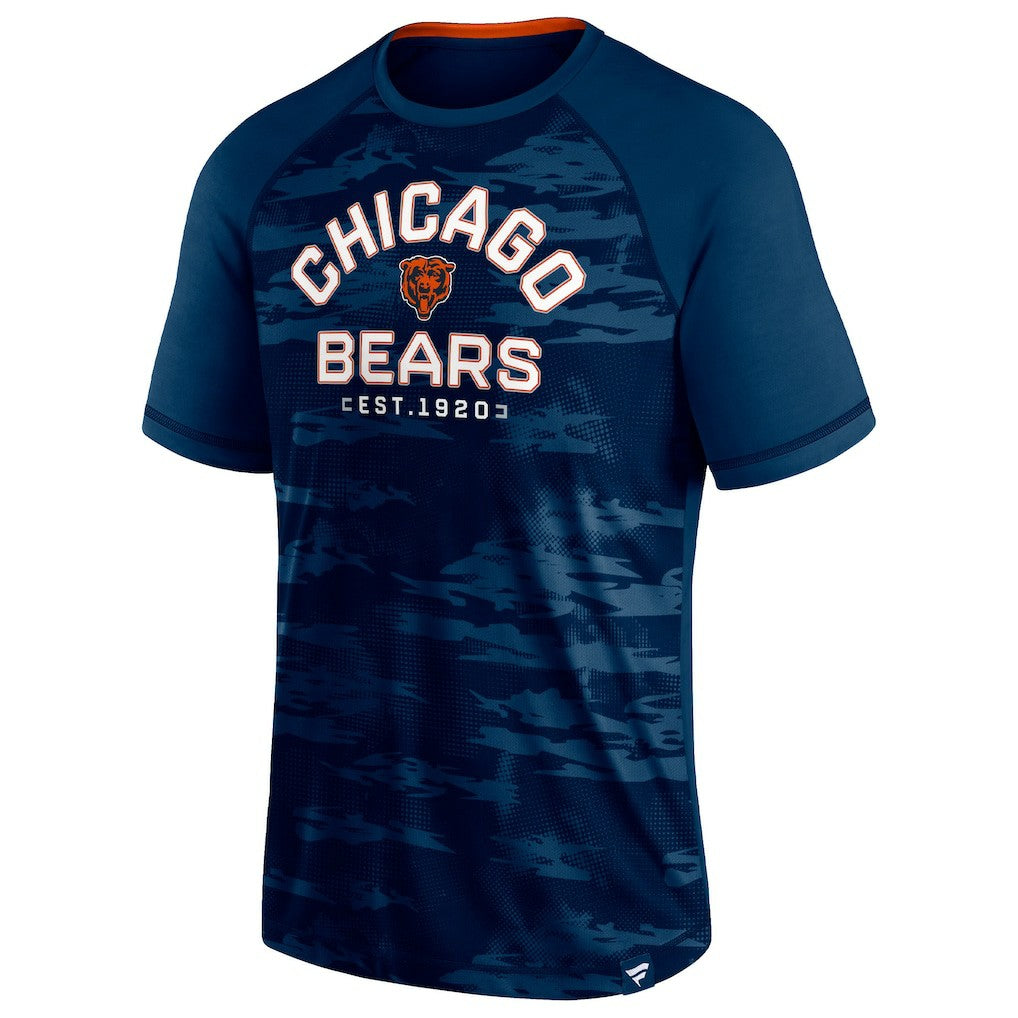 Chicago Bears Hail Mary Raglan T-Shirt - Navy - Fanatics