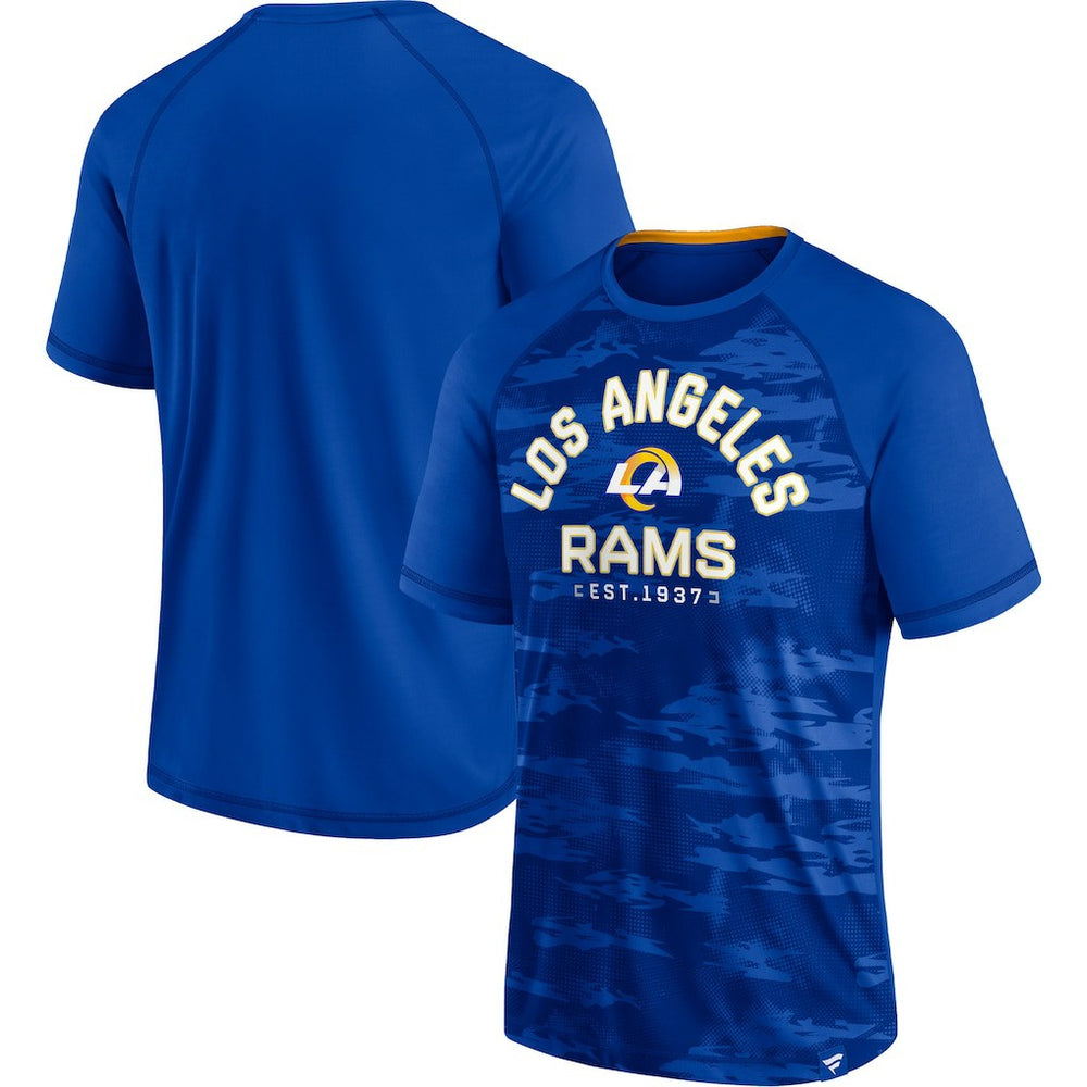 Los Angeles Rams Hail Mary Raglan T-Shirt - Royal - Fanatics