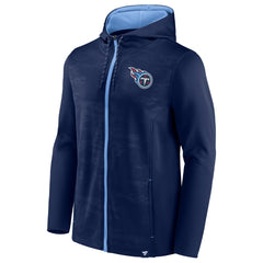 Tennessee Titans Ball Carrier Full-Zip Hoodie - Navy/Light Blue - Fanatics