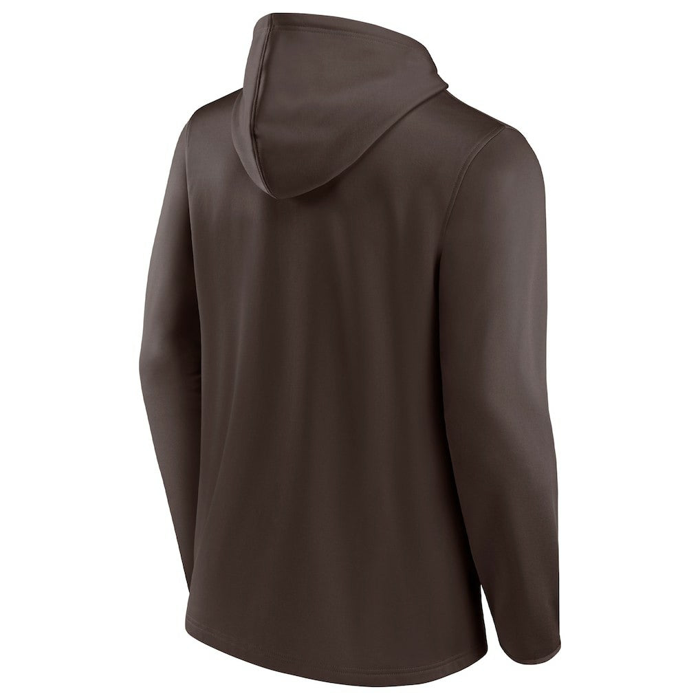 Cleveland Browns Ball Carrier Full-Zip Hoodie - Brown/Orange - Fanatics