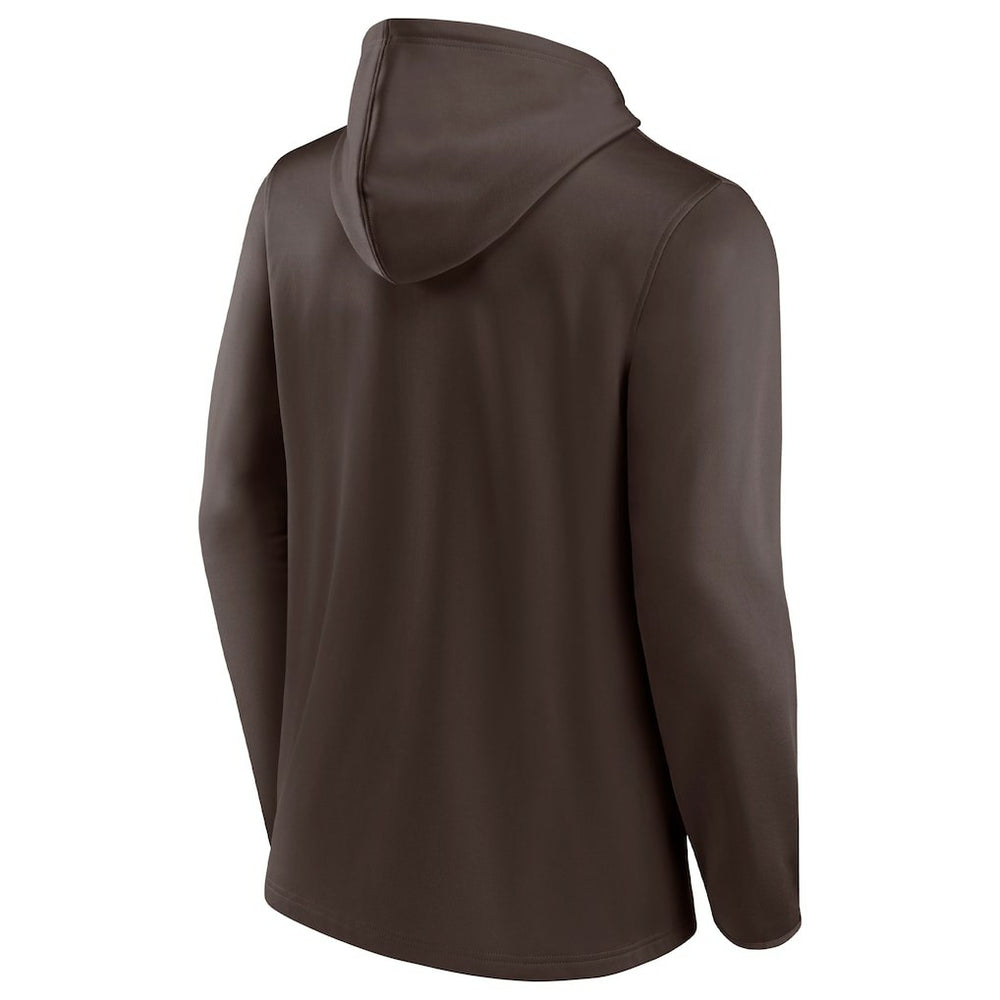 Cleveland Browns Ball Carrier Full-Zip Hoodie - Brown/Orange - Fanatics