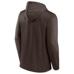 Cleveland Browns Ball Carrier Full-Zip Hoodie - Brown/Orange - Fanatics